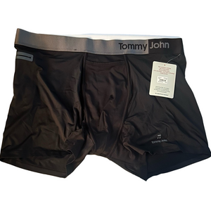 Tommy John Men's Black 360 Sport Trunks Boxer Briefs 3XL NWT